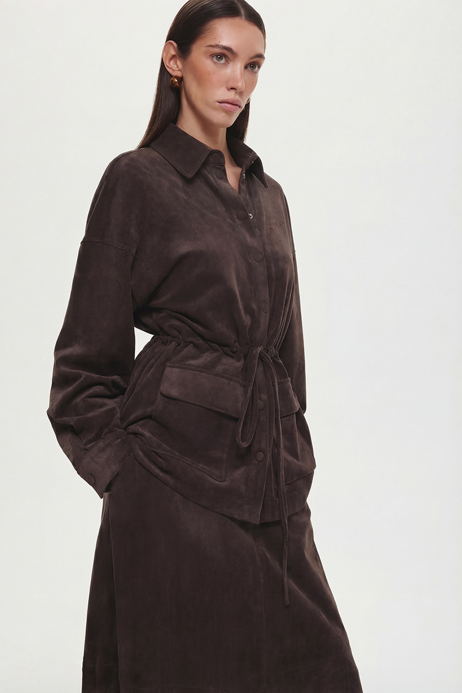 Рубашка из экозамши Рубашка из экозамши