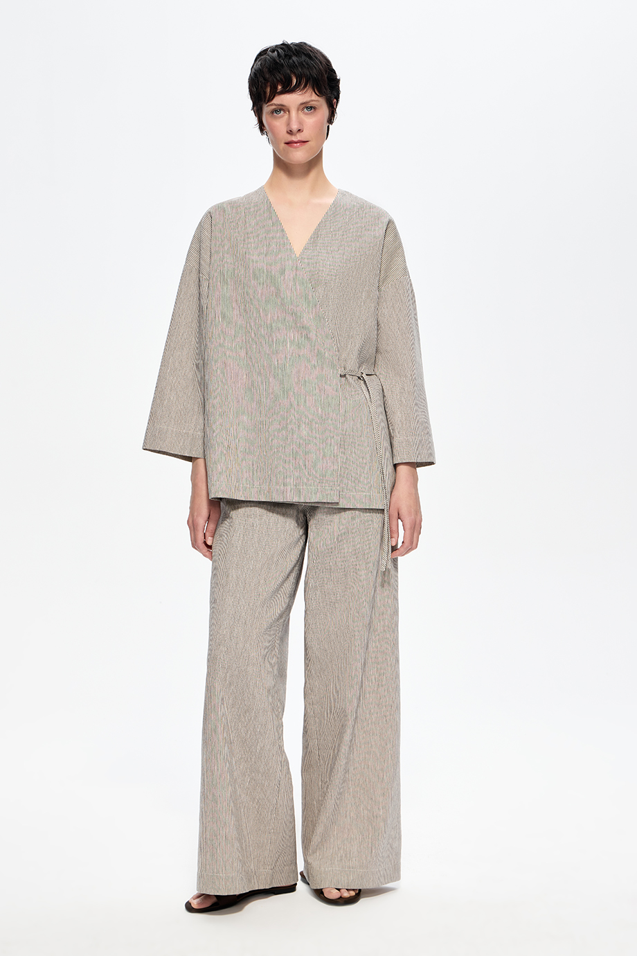 Брюки пижамного стиля