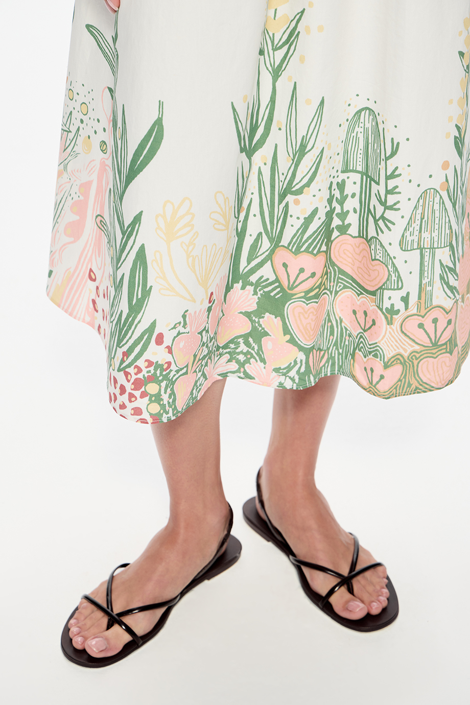 Сарафан с купонным принтом