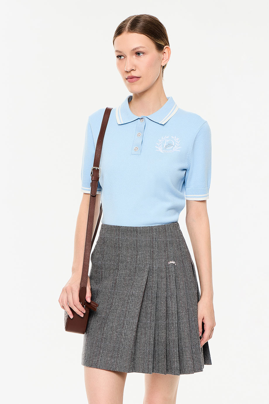 Джемпер-поло с вышивкой Джемпер-поло с вышивкой