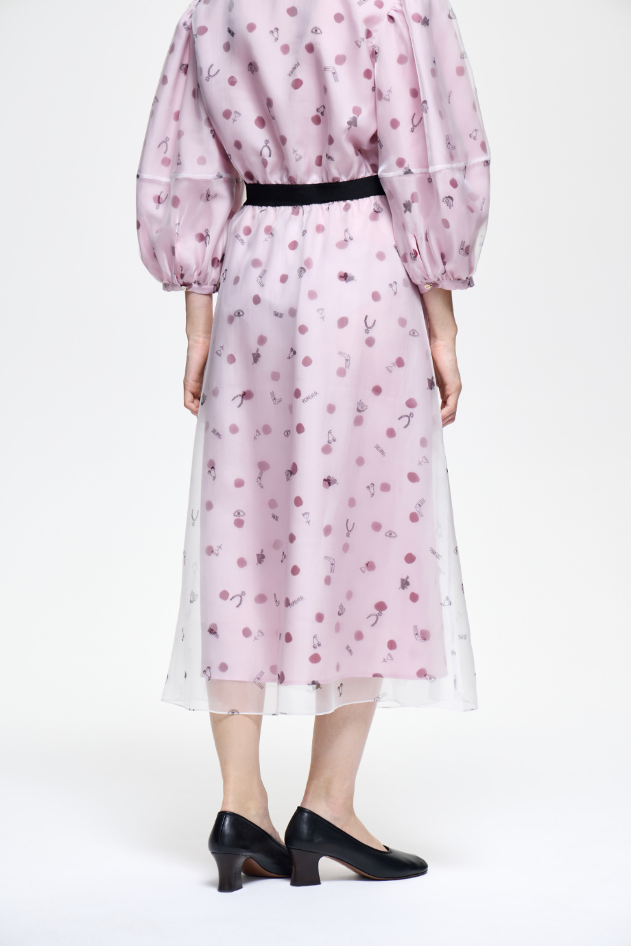 Юбка с эластичным поясом