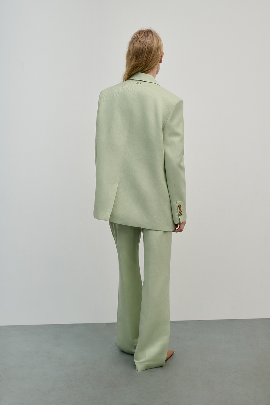 Жакет из смесового льна