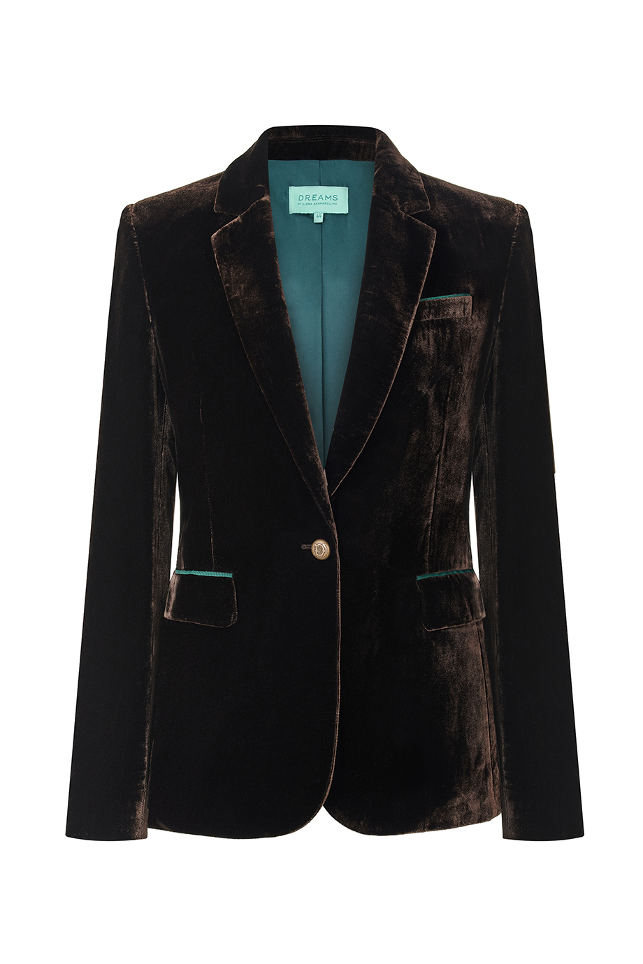 Жакет из вискозного бархата