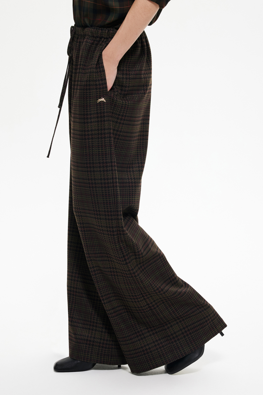 Брюки в клетку