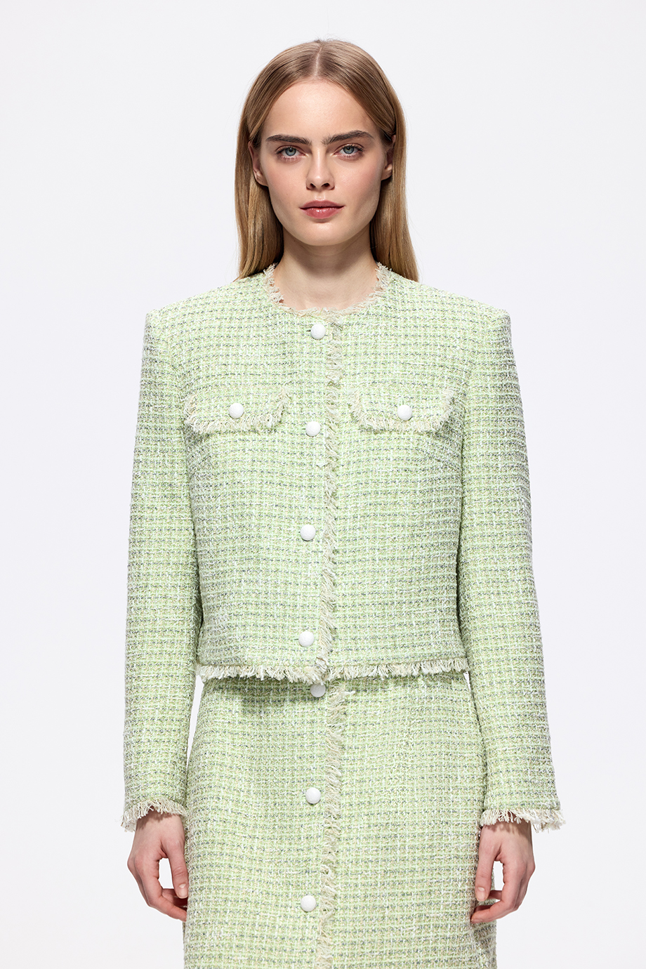 Жакет из твида