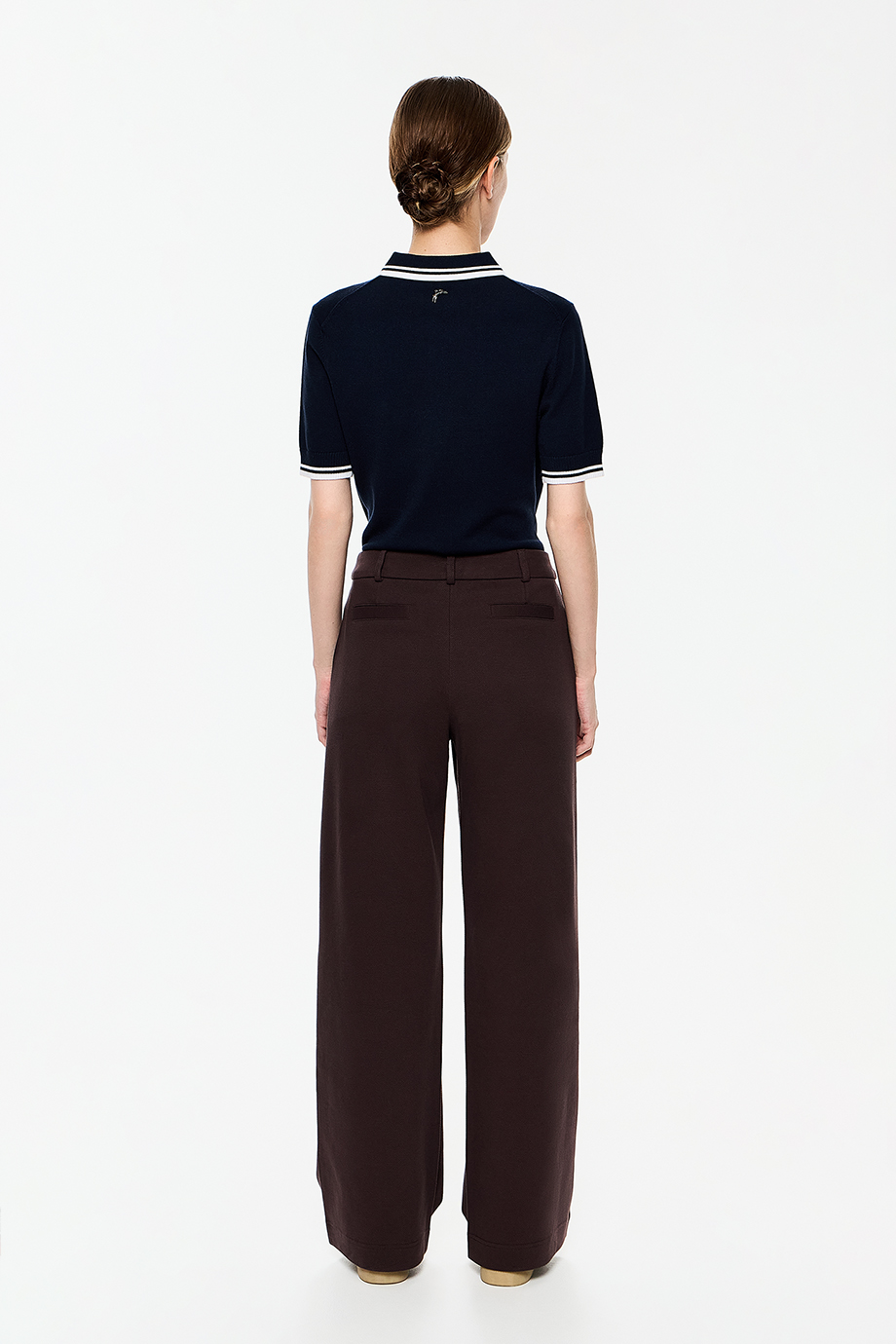 Джемпер-поло с вышивкой