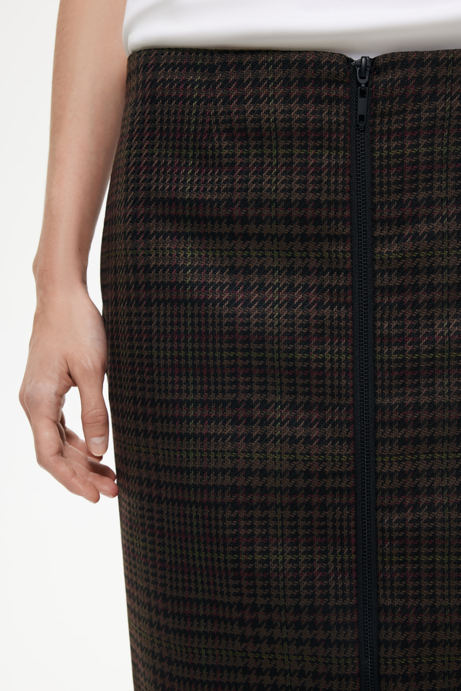 Юбка-карандаш в клетку