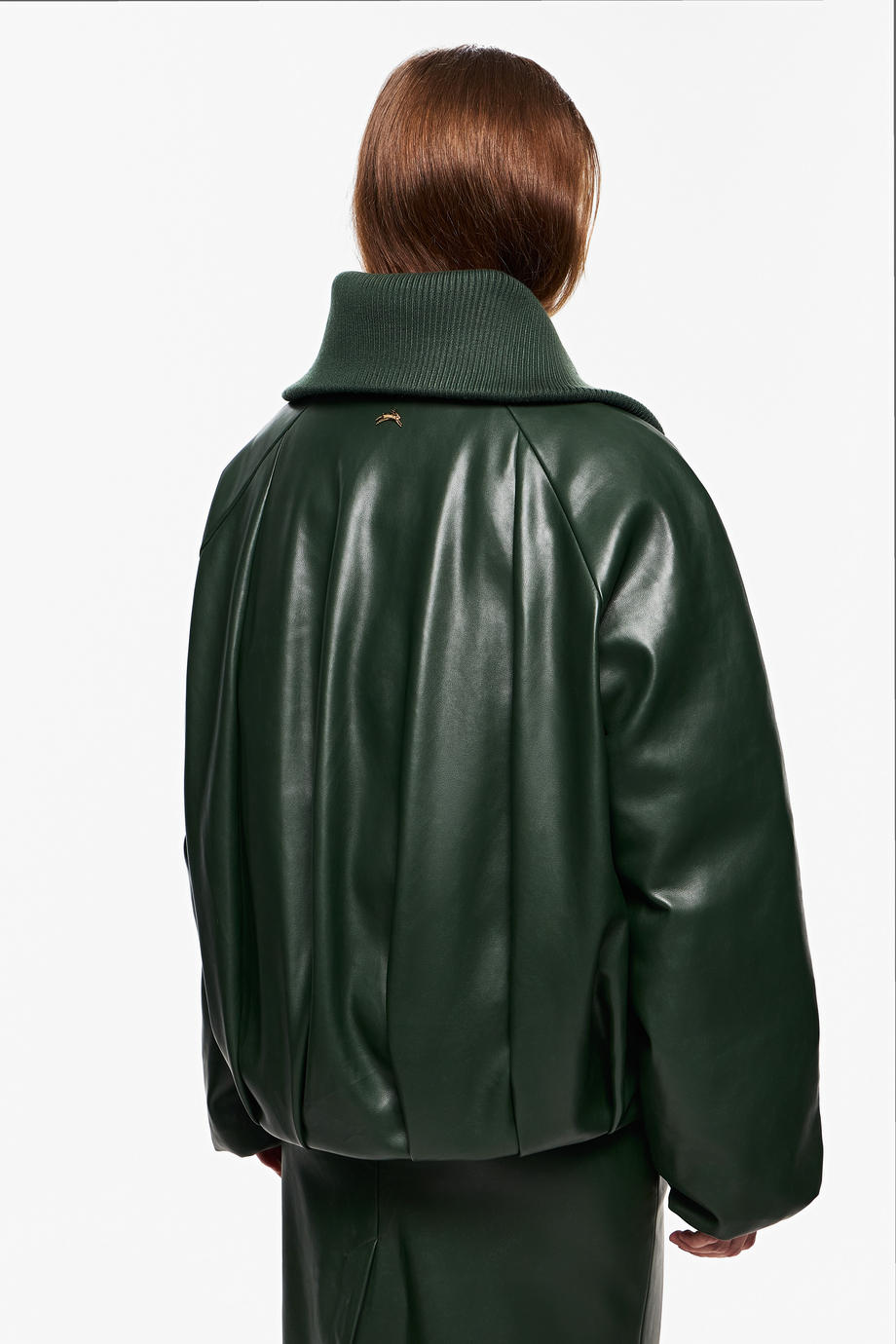 Куртка-баллон из экокожи