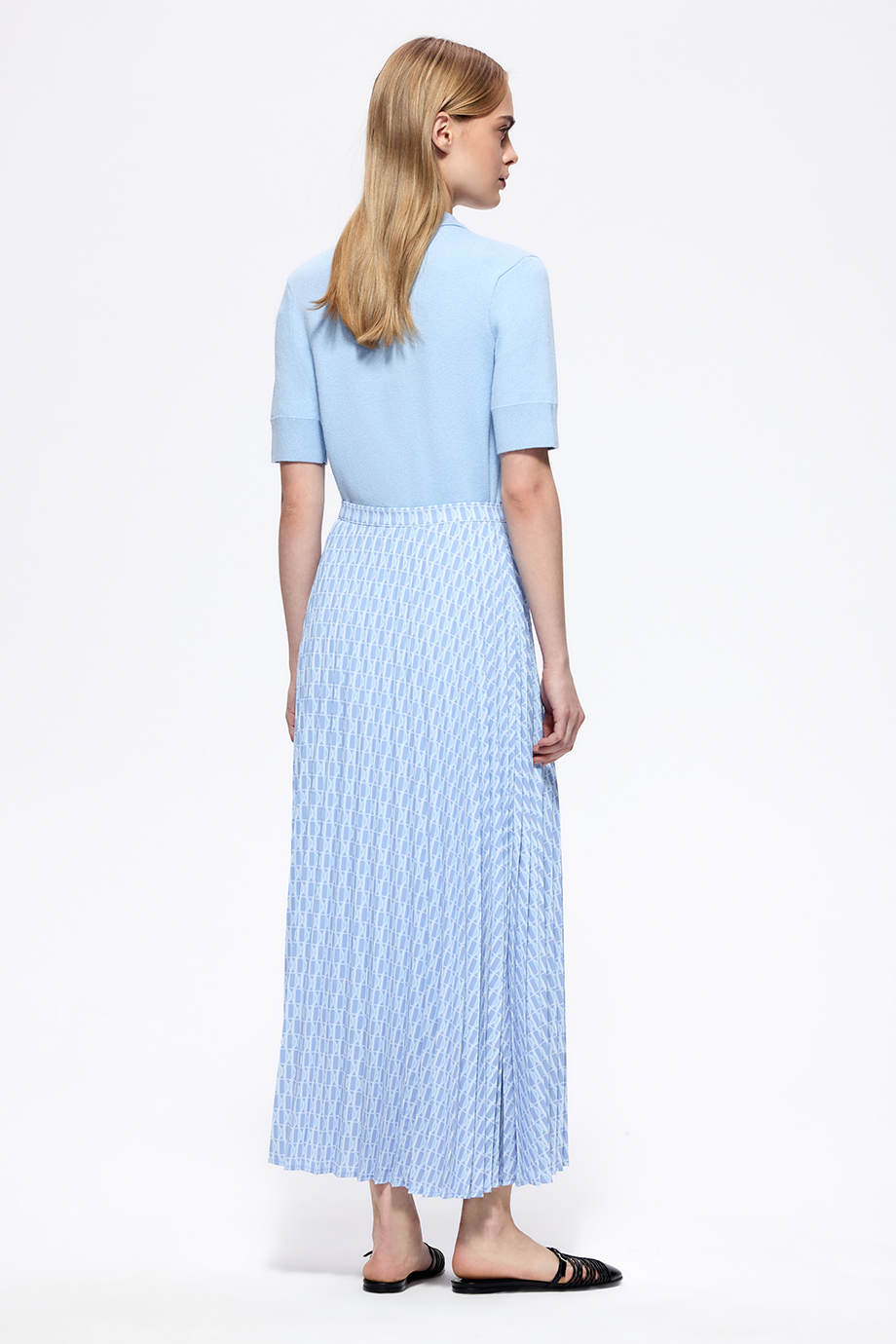 Юбка-плиссе с принтом