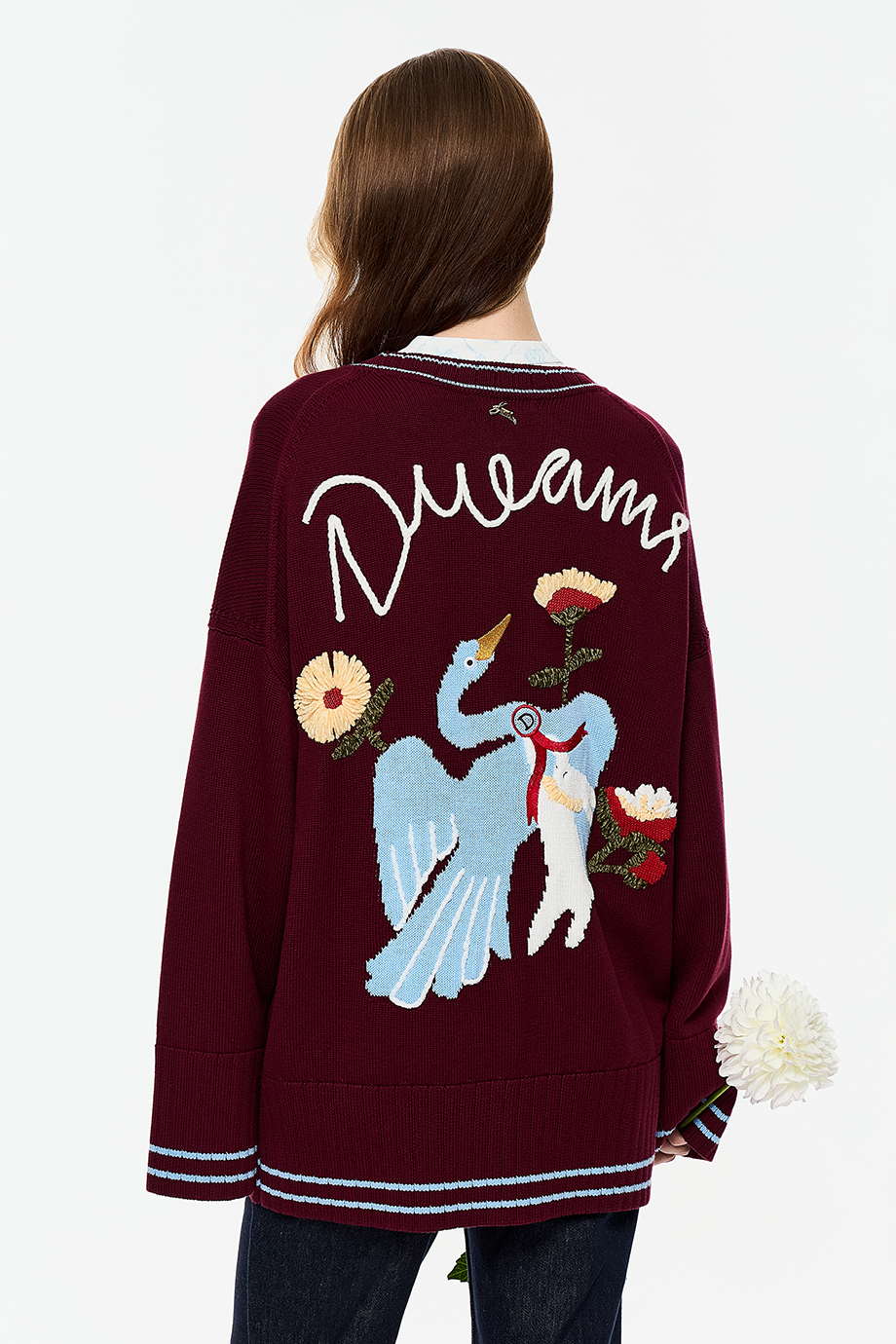 Кардиган с рисунком