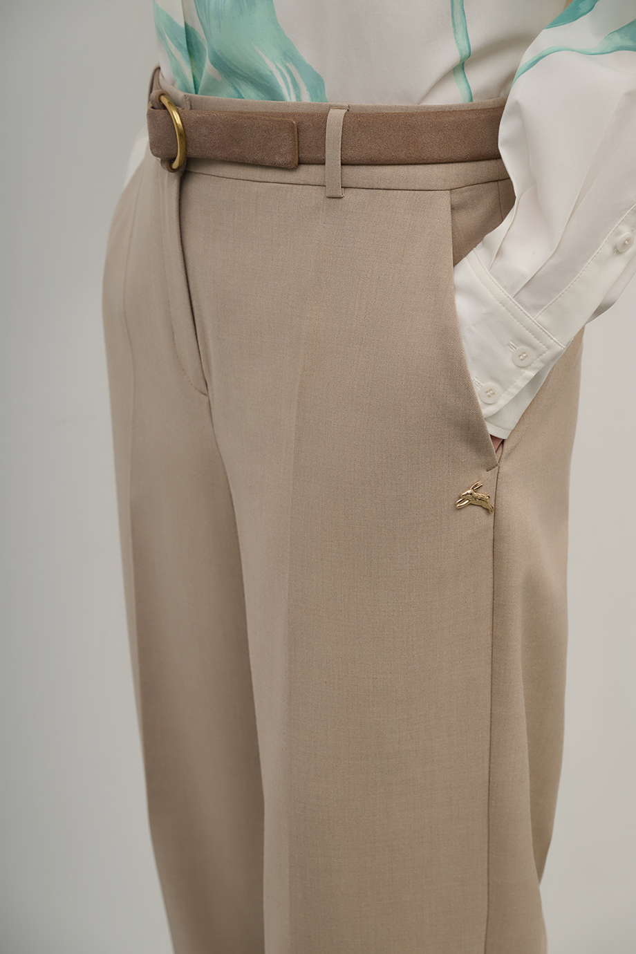 Брюки прямые