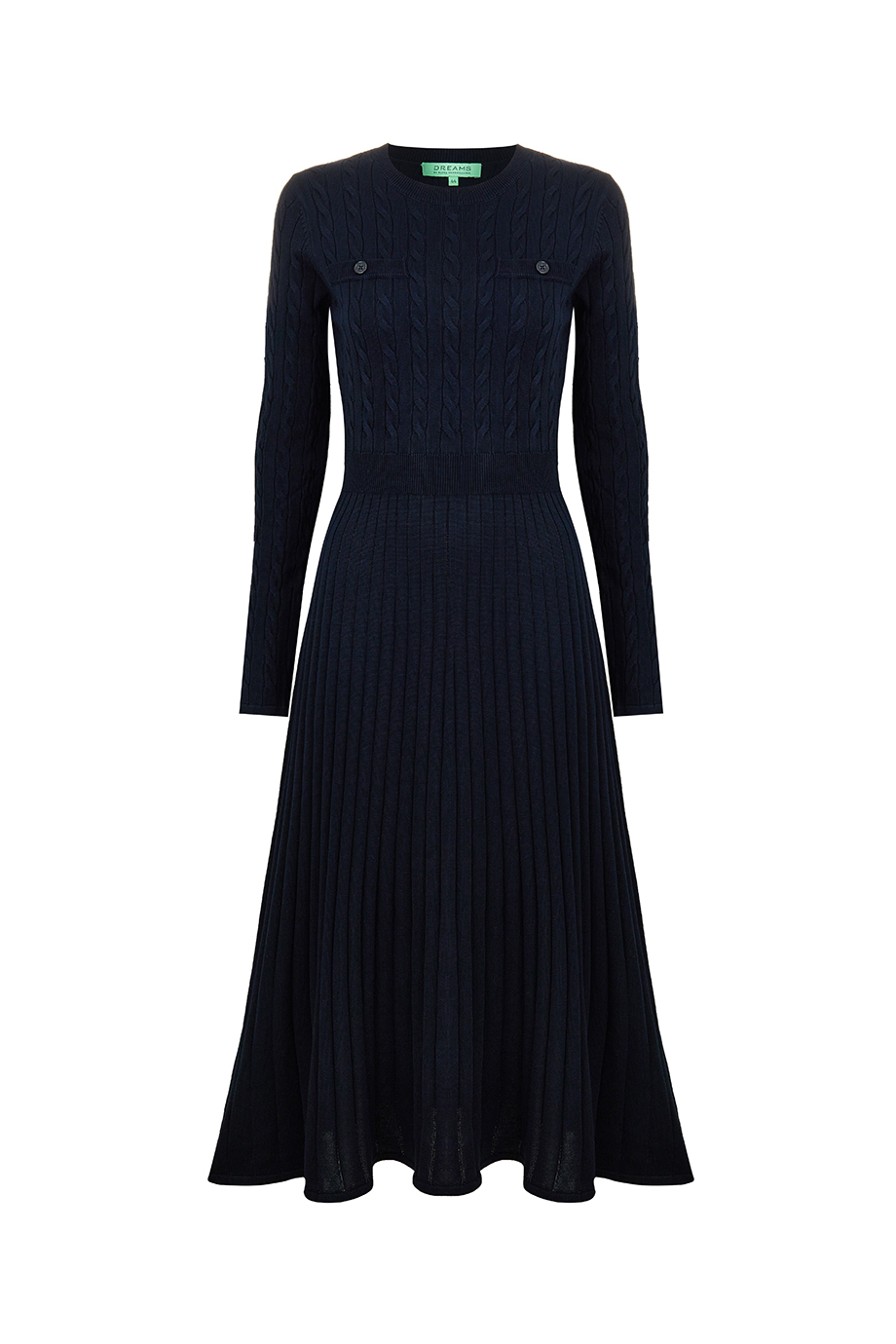 Вязаное платье