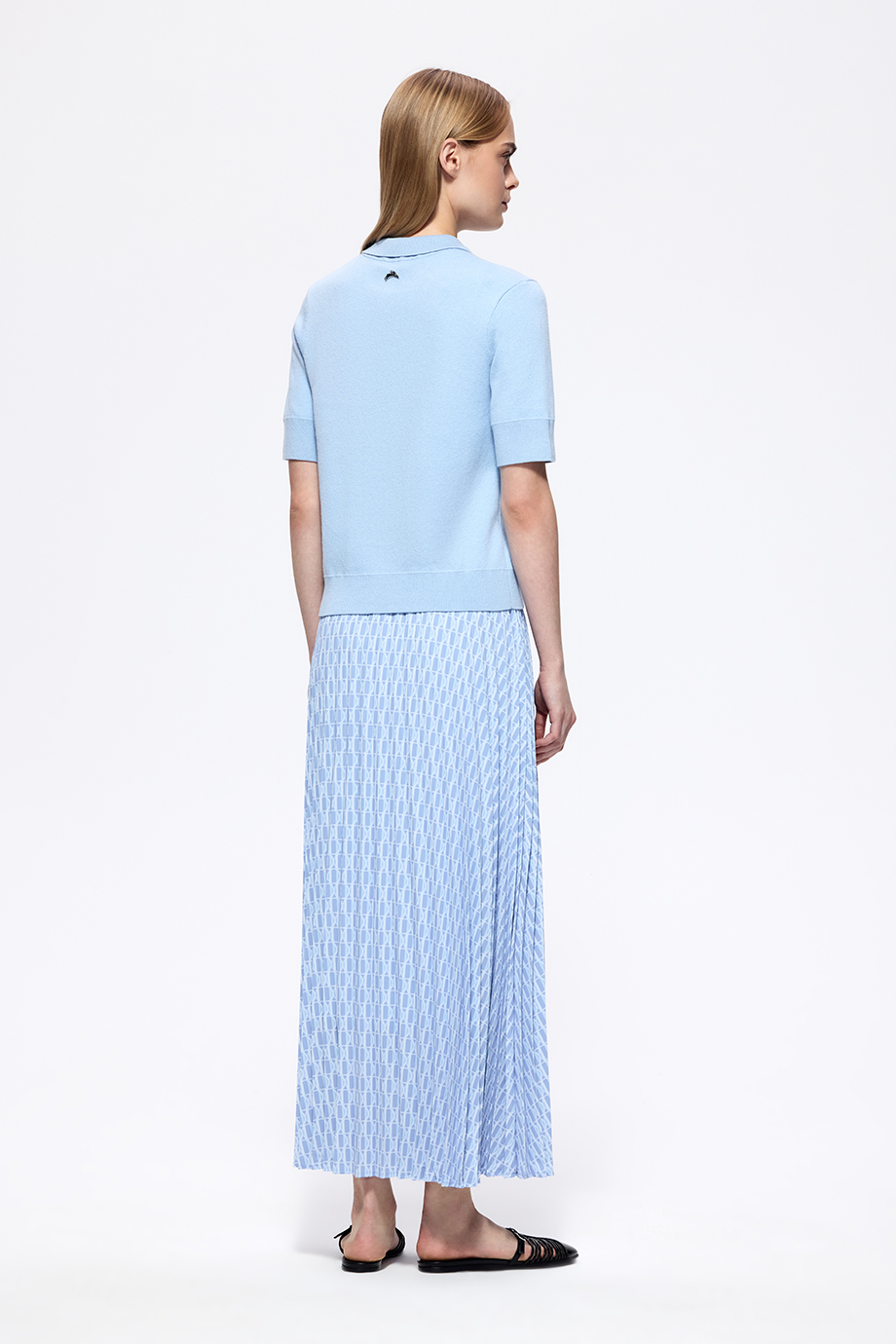 Джемпер-поло с вышивкой