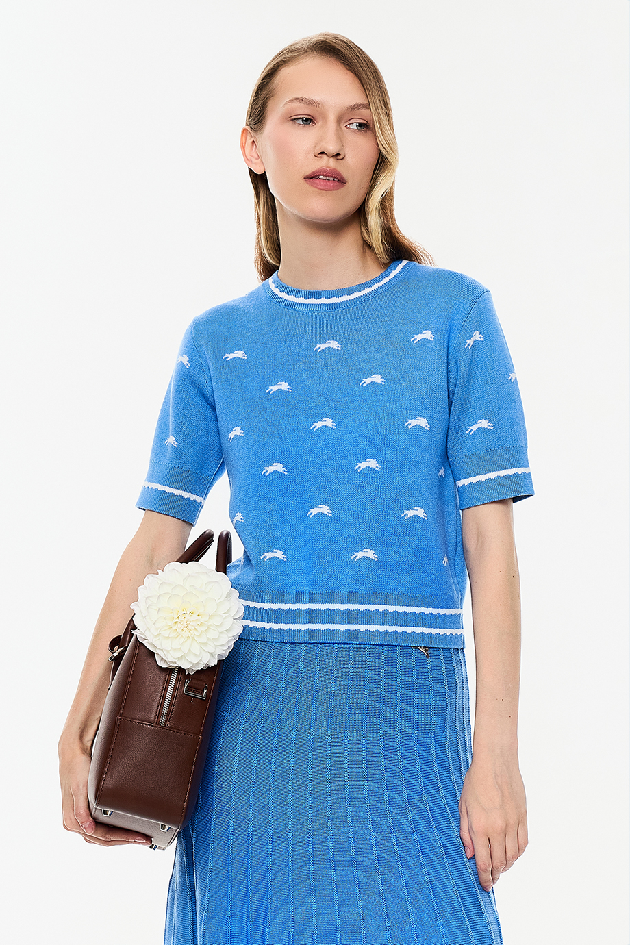 Джемпер с лого-паттерном Джемпер с лого-паттерном