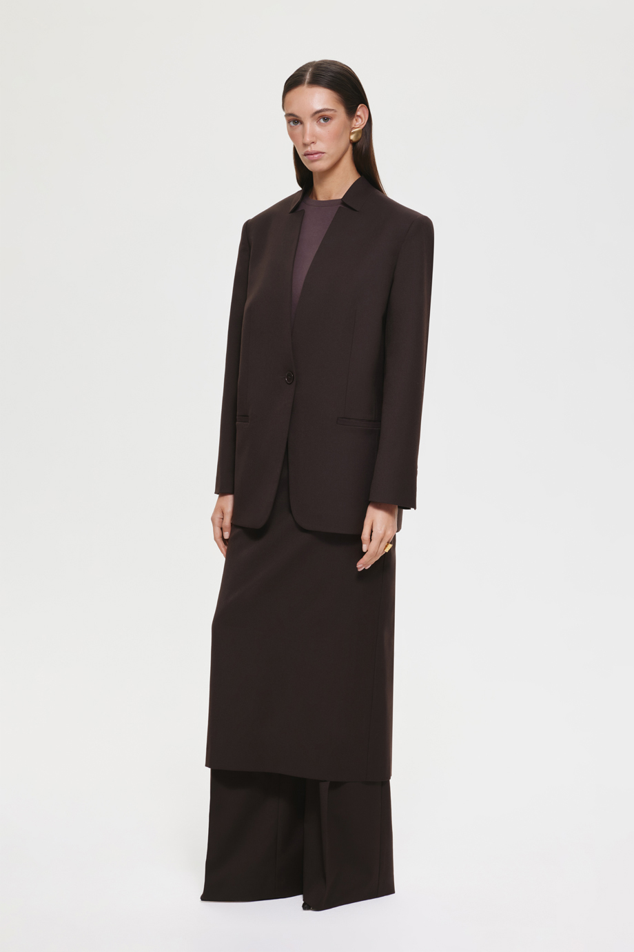 Однобортный жакет