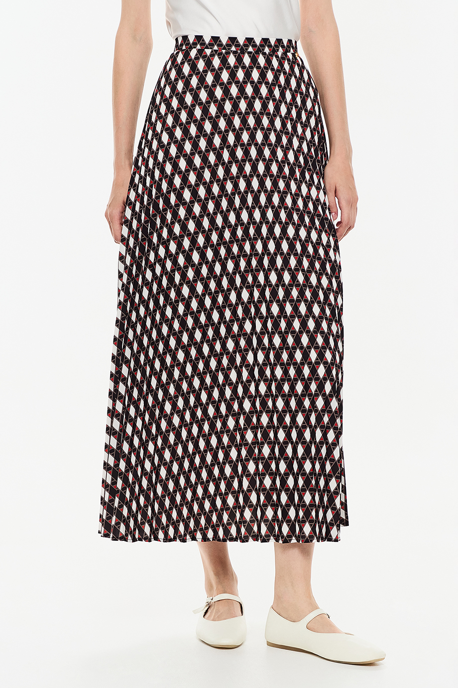 Юбка-плиссе с принтом