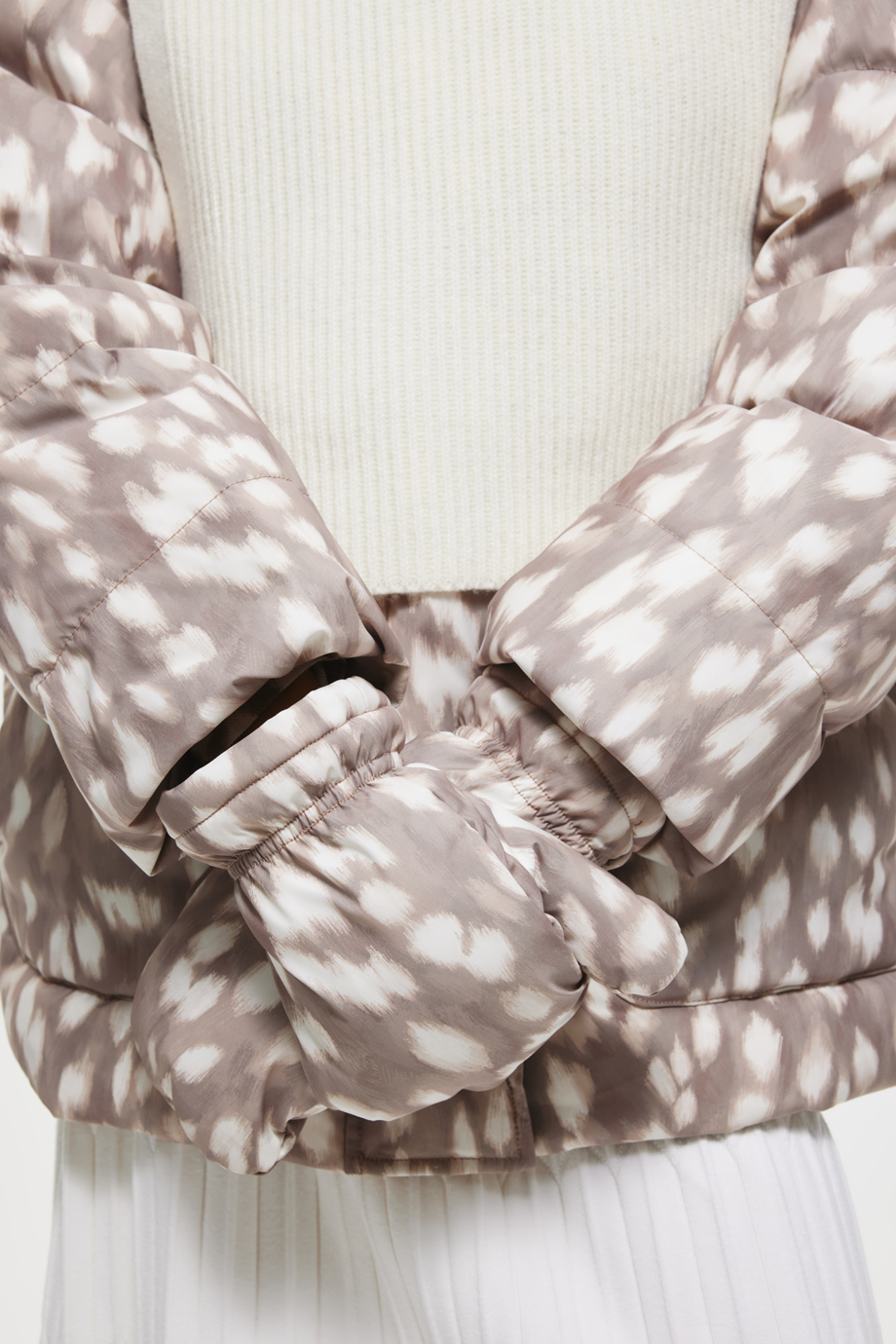 Варежки утепленные с принтом Варежки утепленные с принтом