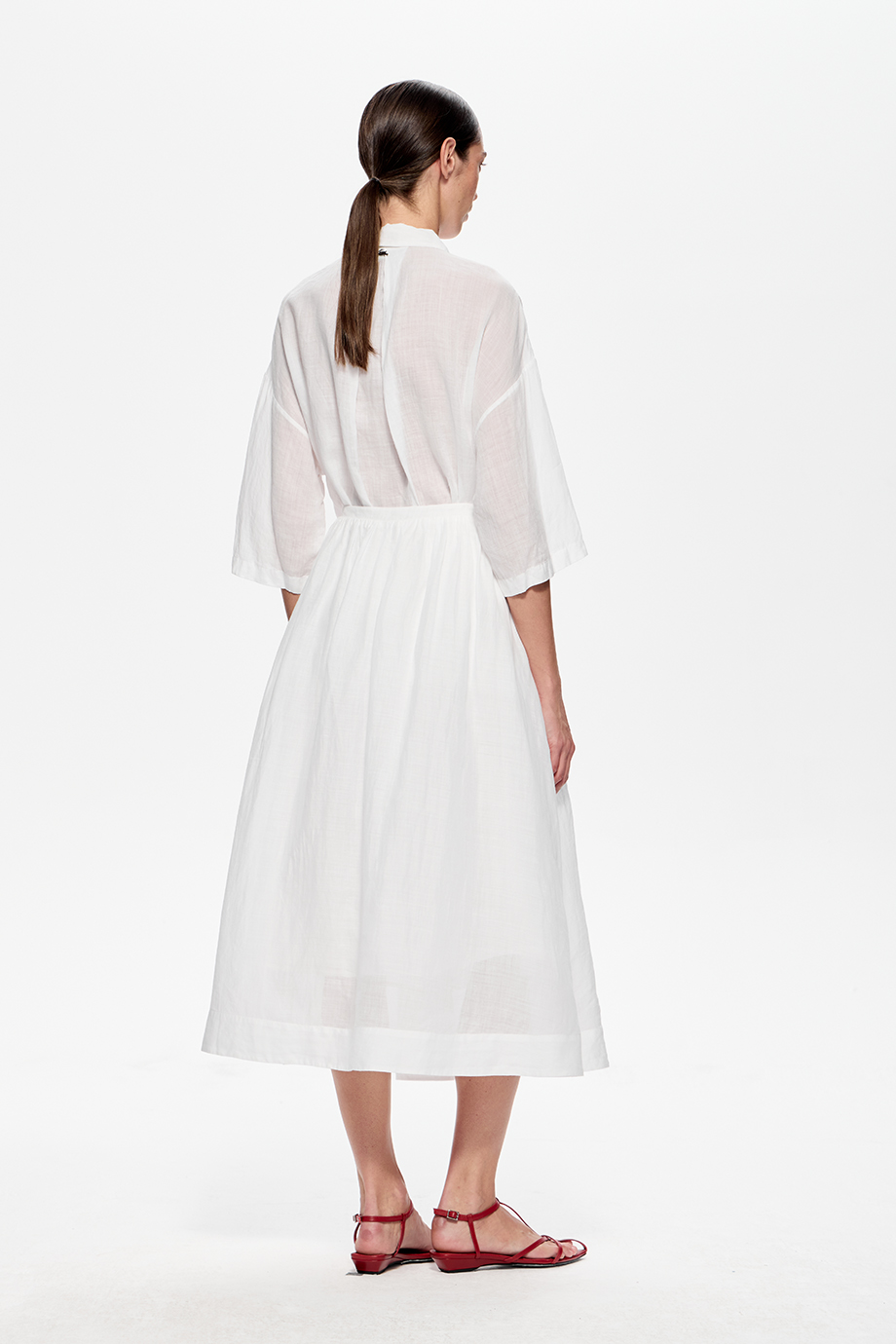 Юбка А-силуэта из крапивы