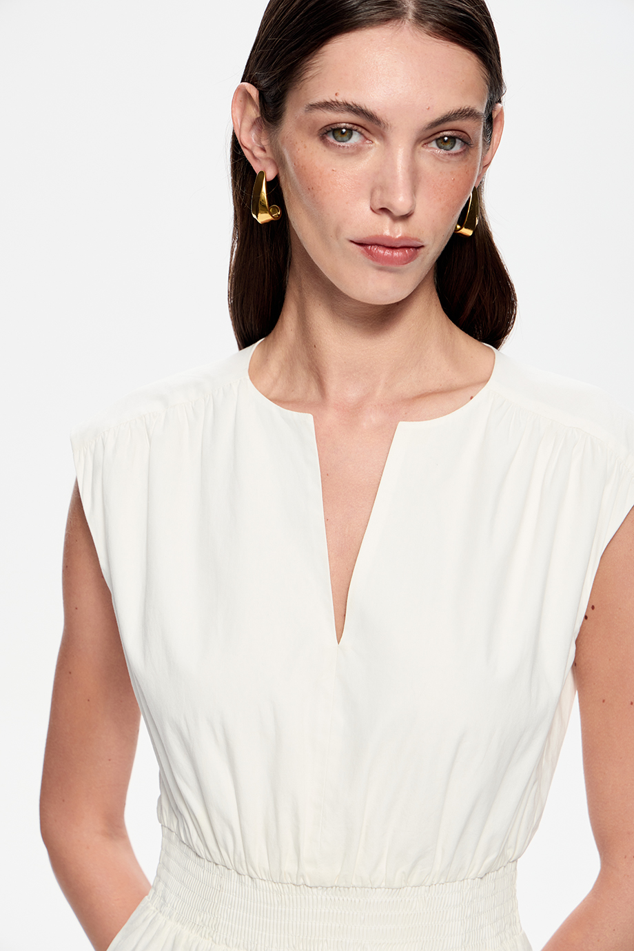 Сарафан с купонным принтом