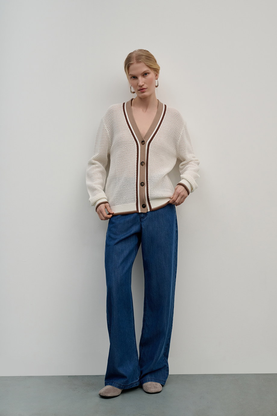 Кардиган ажурный