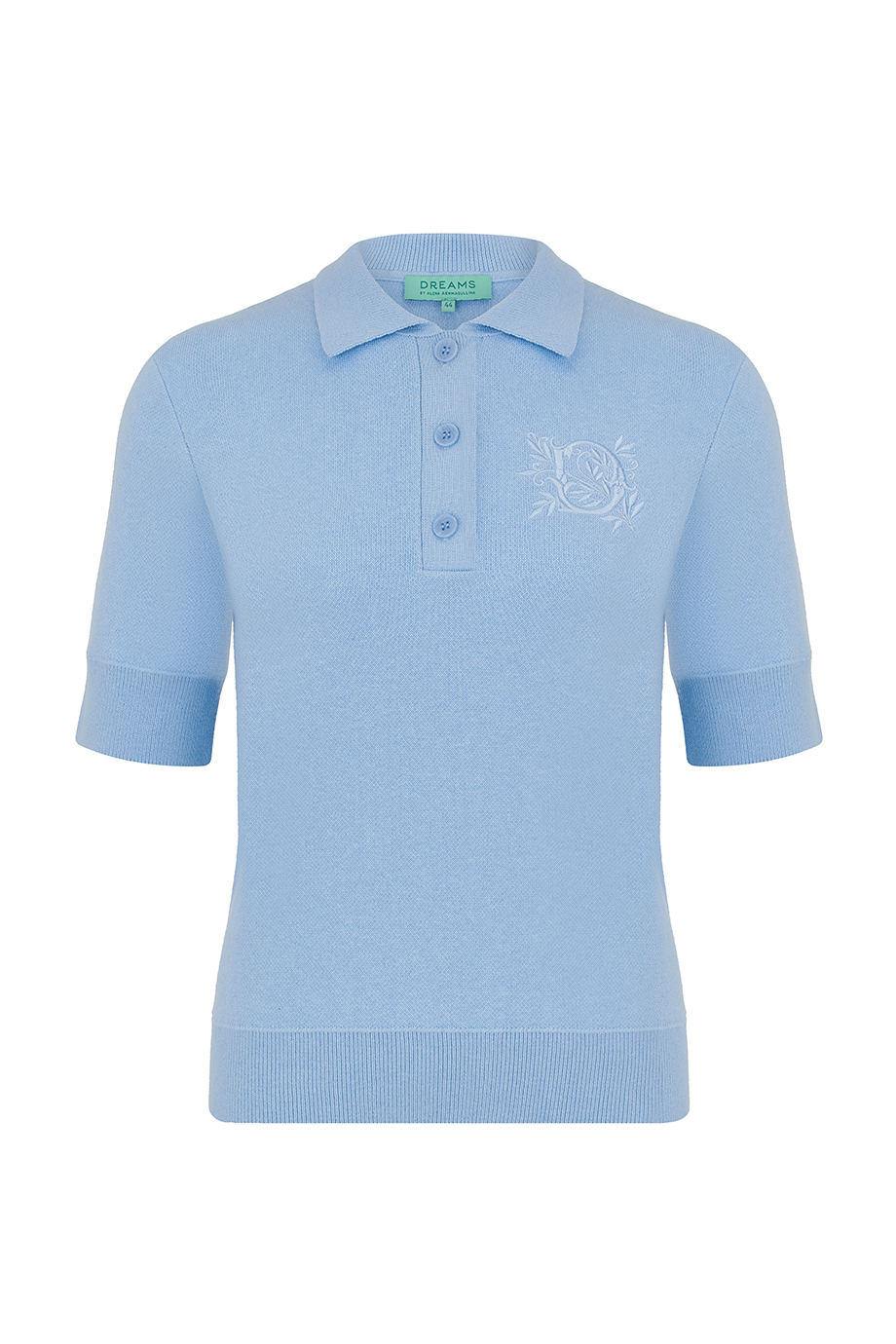 Джемпер-поло с вышивкой