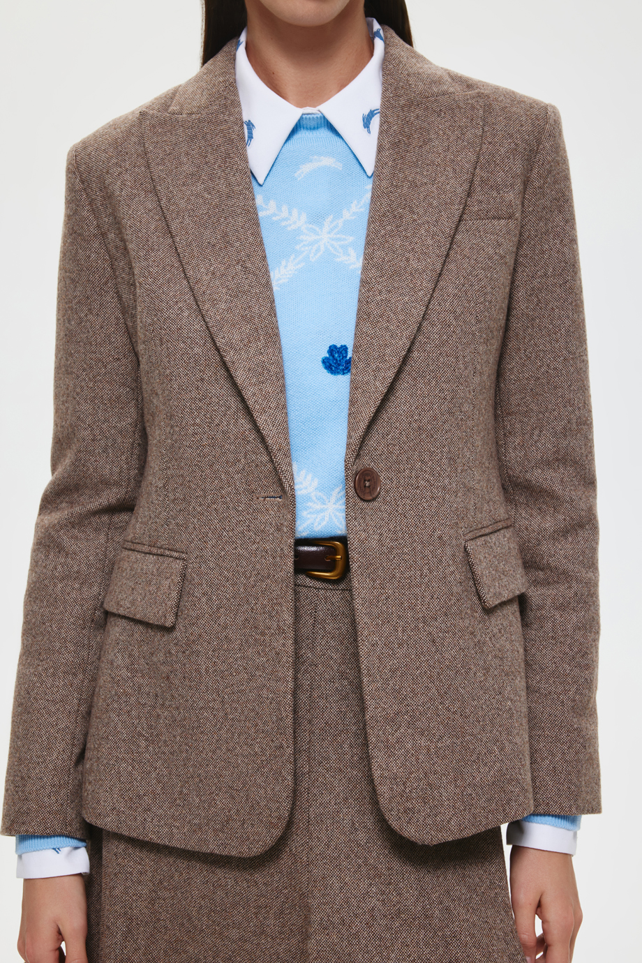 Шерстяной жакет