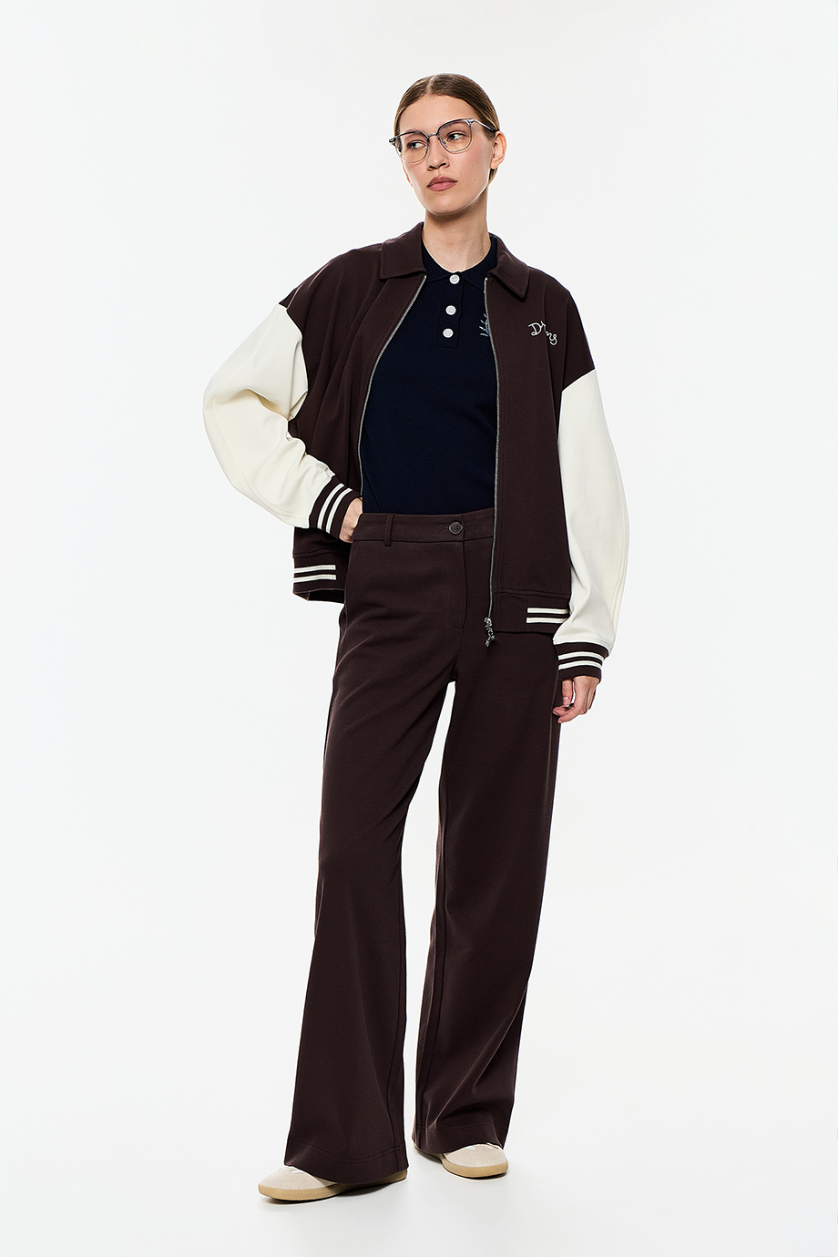 Брюки трикотажные прямые