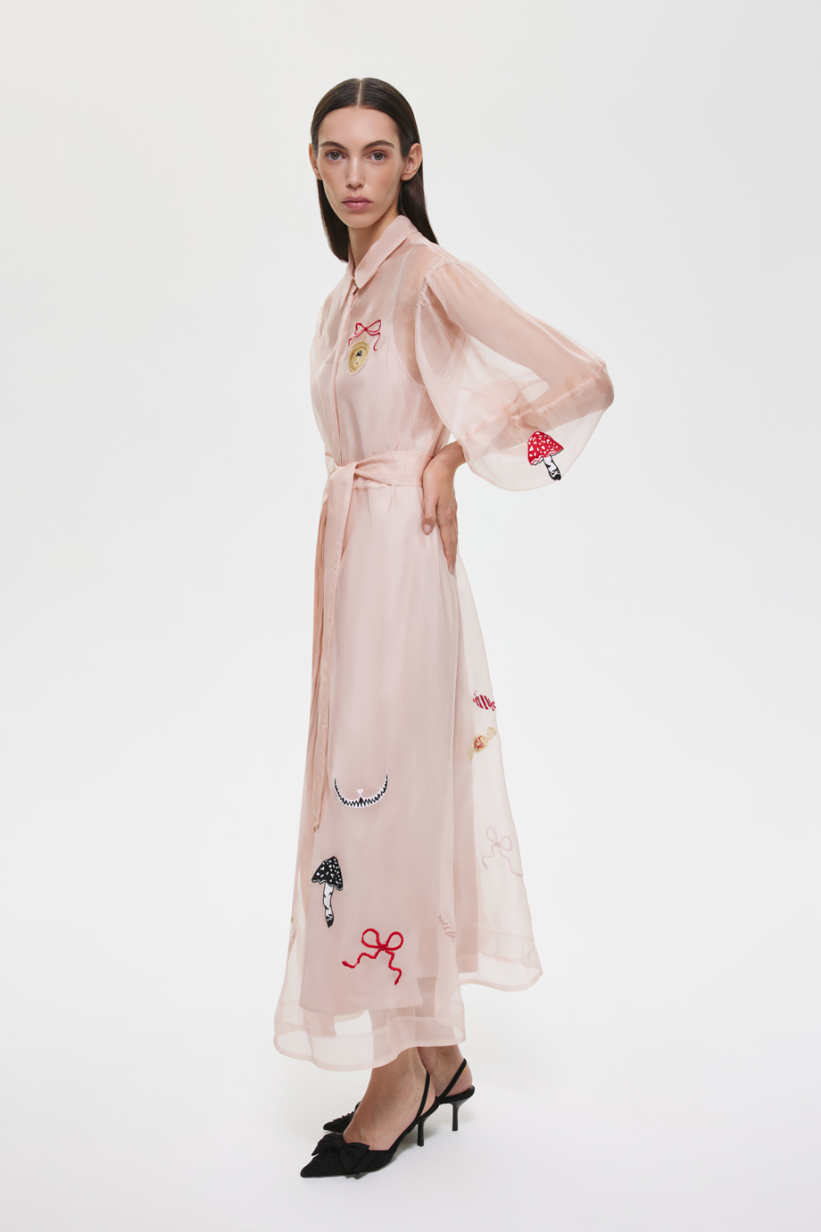 Шелковое платье