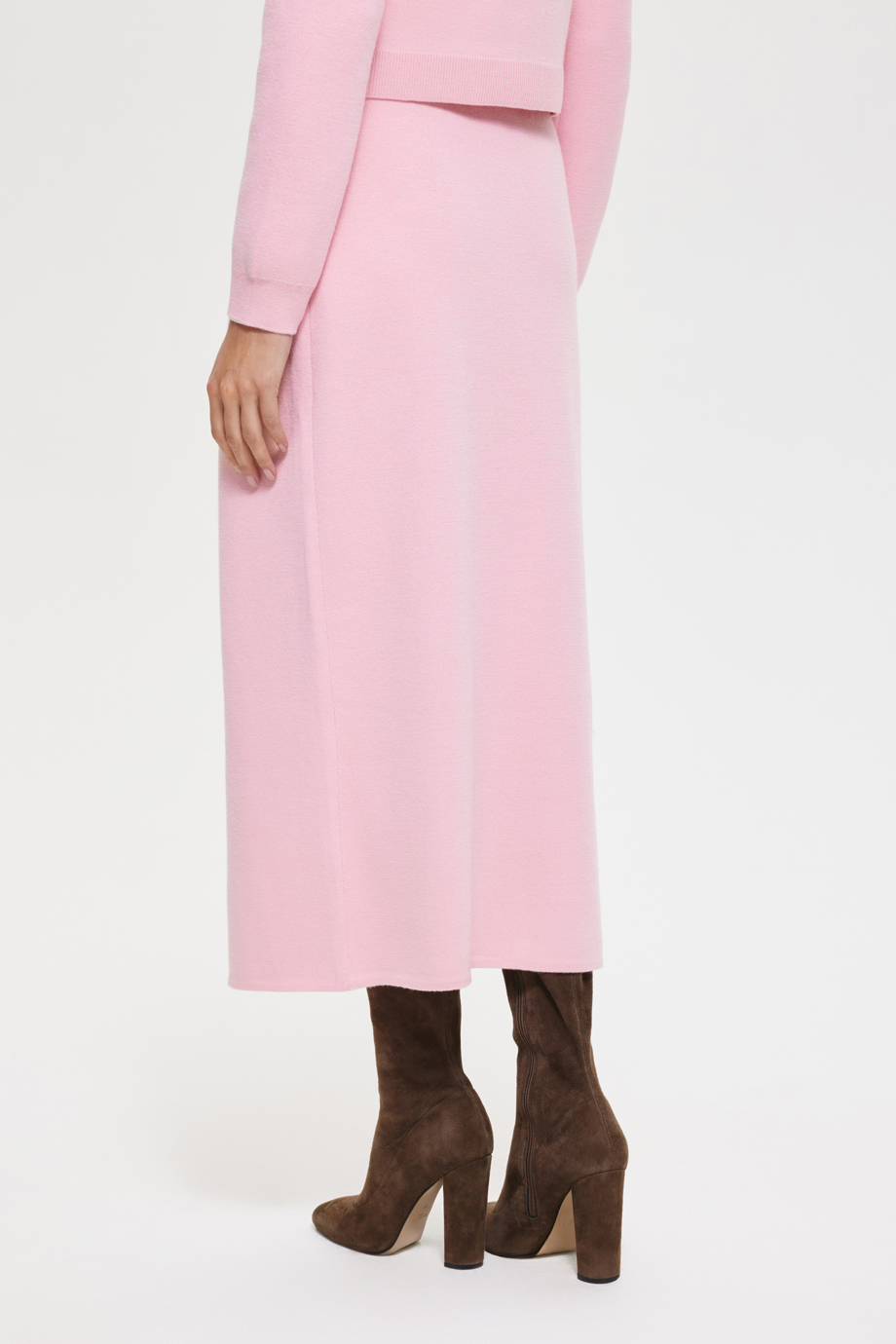 Юбка-карандаш вязаная