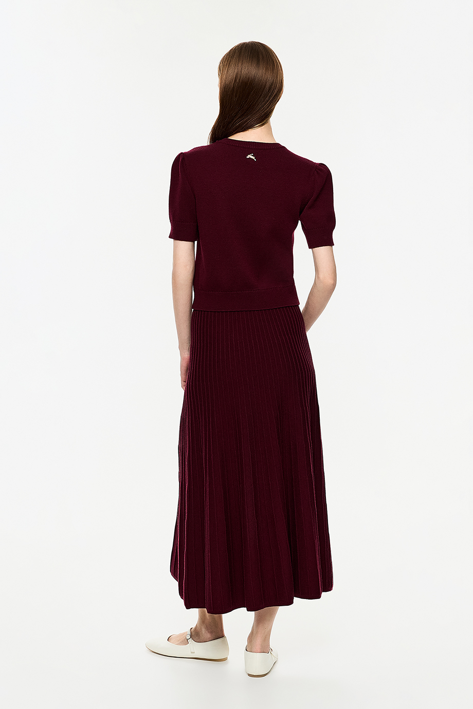 Джемпер с рукавами-фонариками