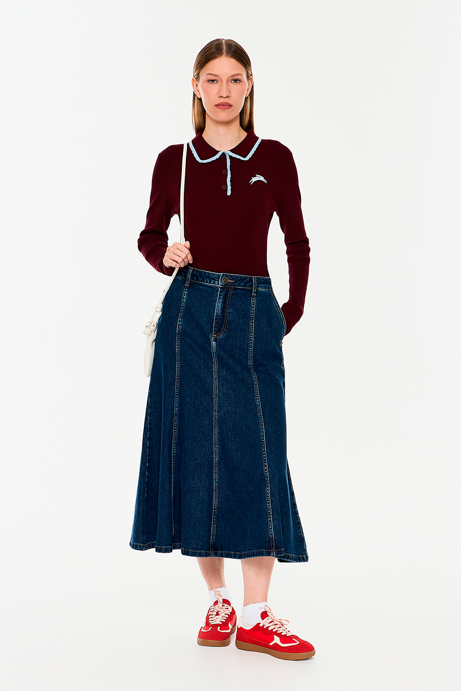 Юбка годе джинсовая Юбка годе джинсовая