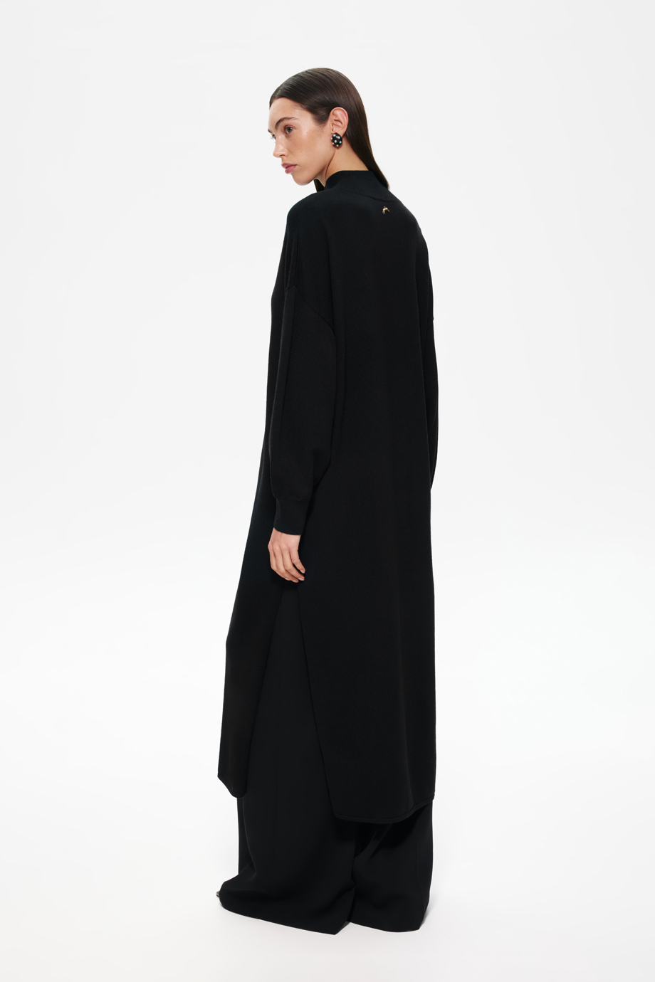 Платье-свитер из тонкой шерсти