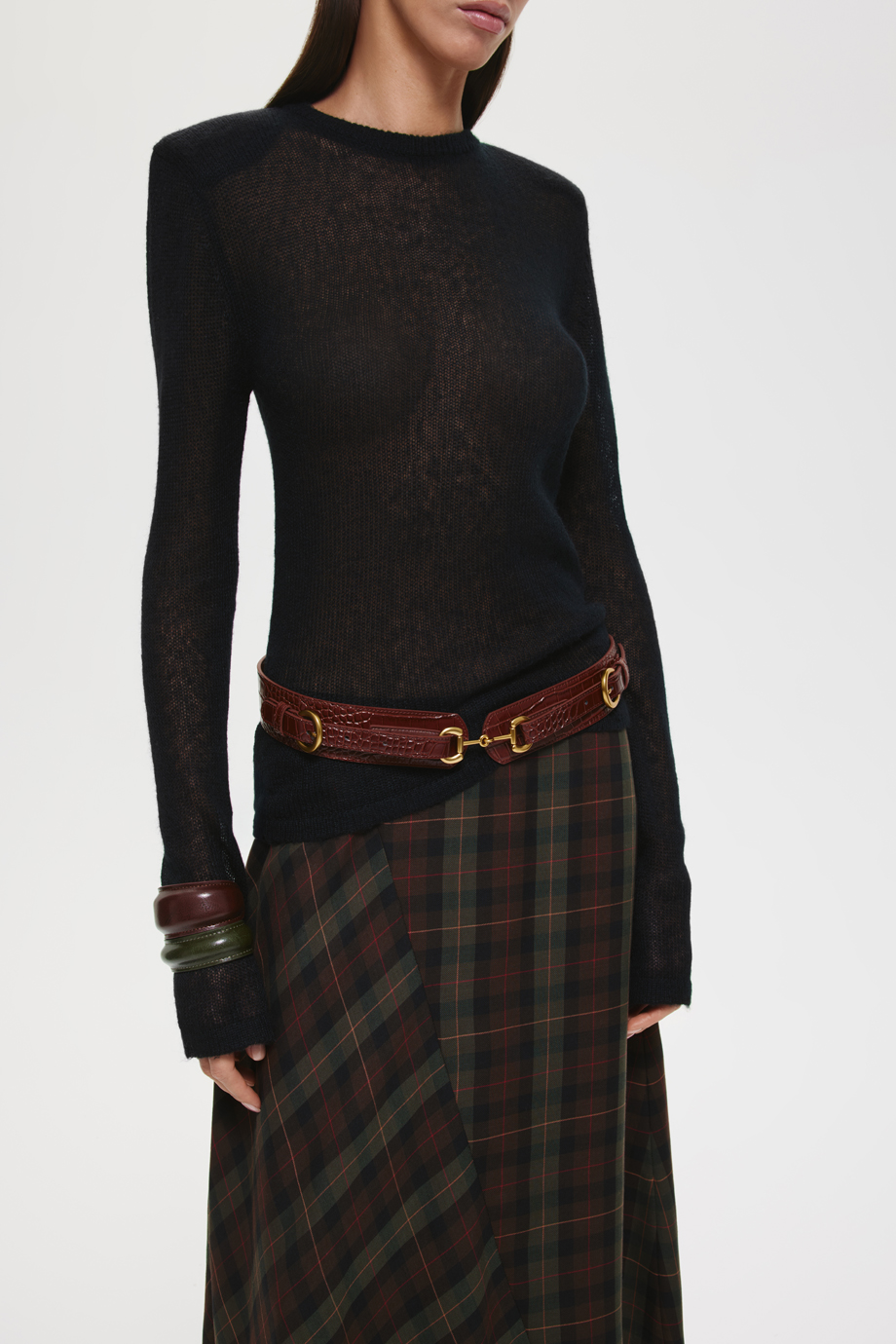 Юбка в клетку