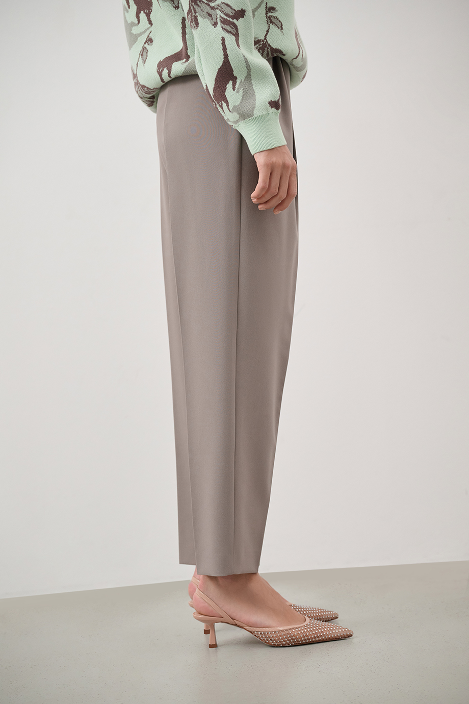 Брюки укороченные