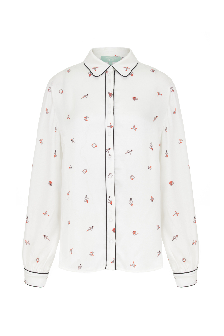 Блузка с принтом