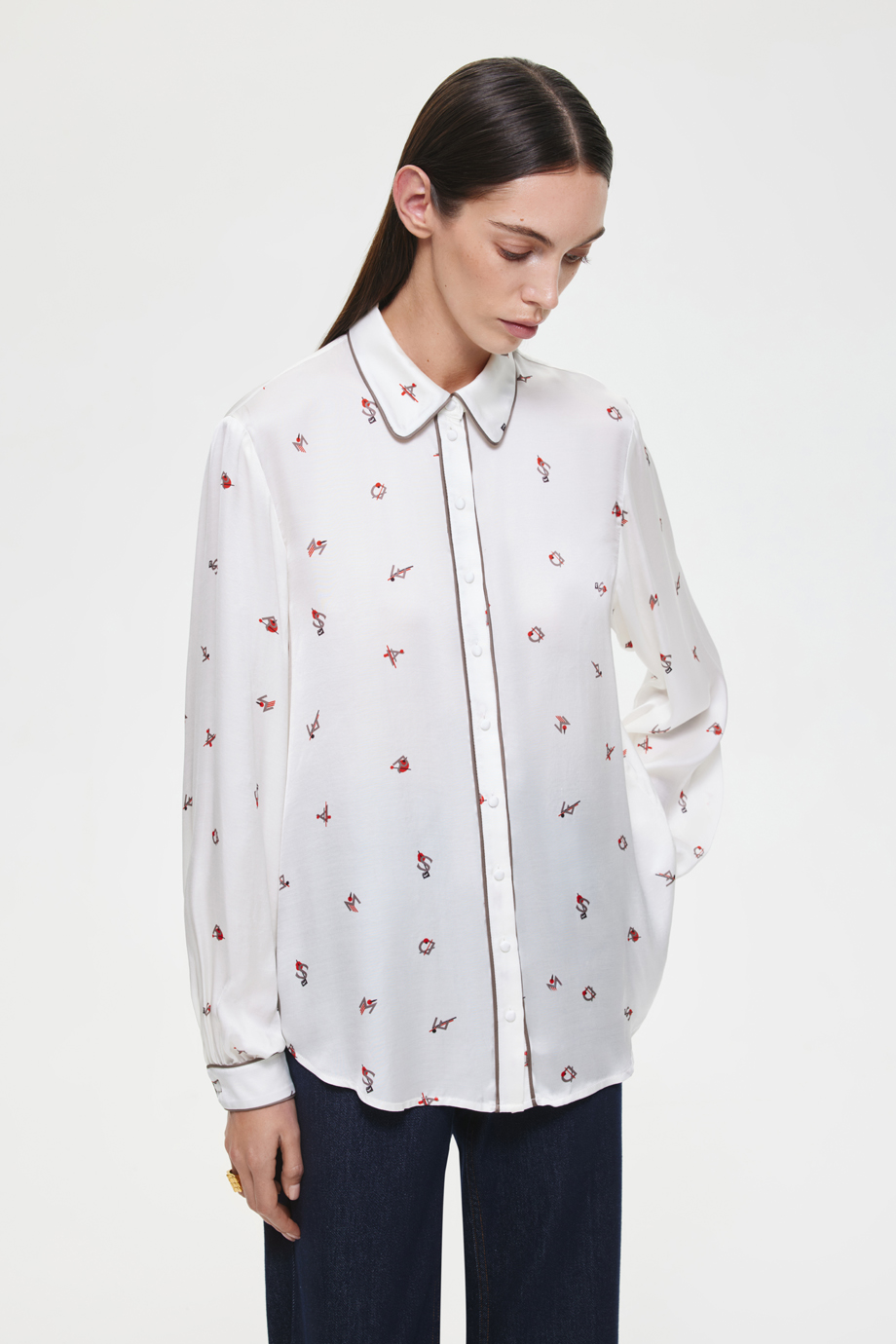 Блузка с принтом