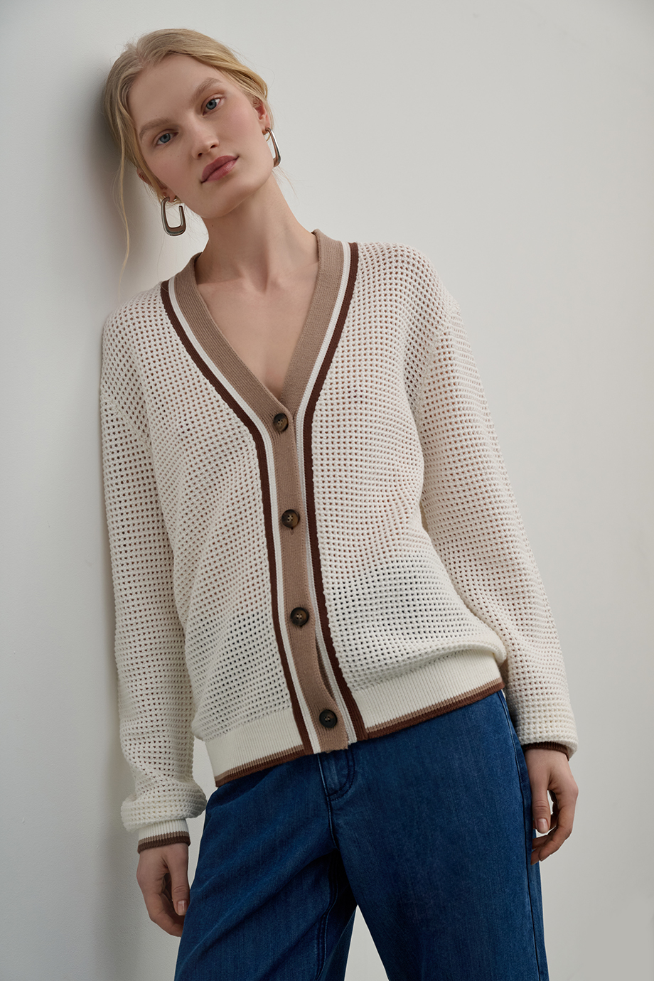 Кардиган ажурный