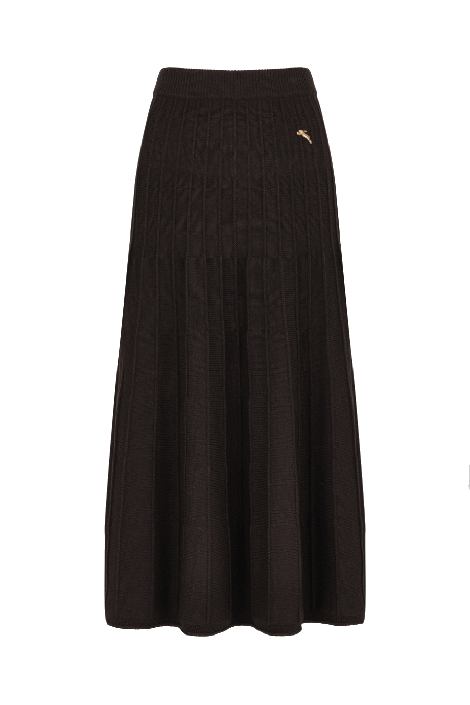 Юбка вязаная из смесового тенселя и кашемира