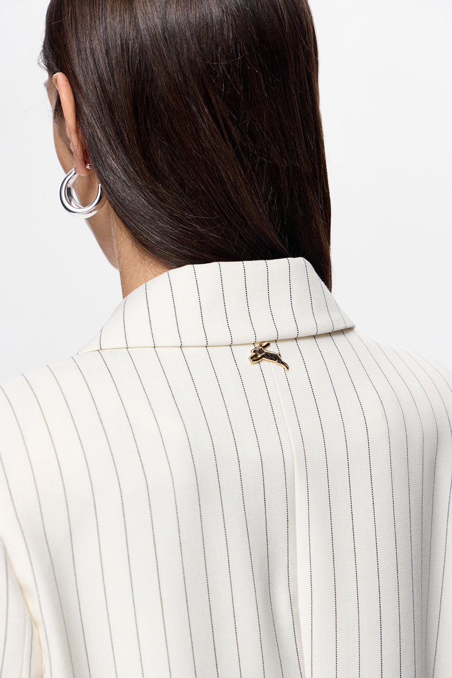 Жакет двубортный с вышивкой