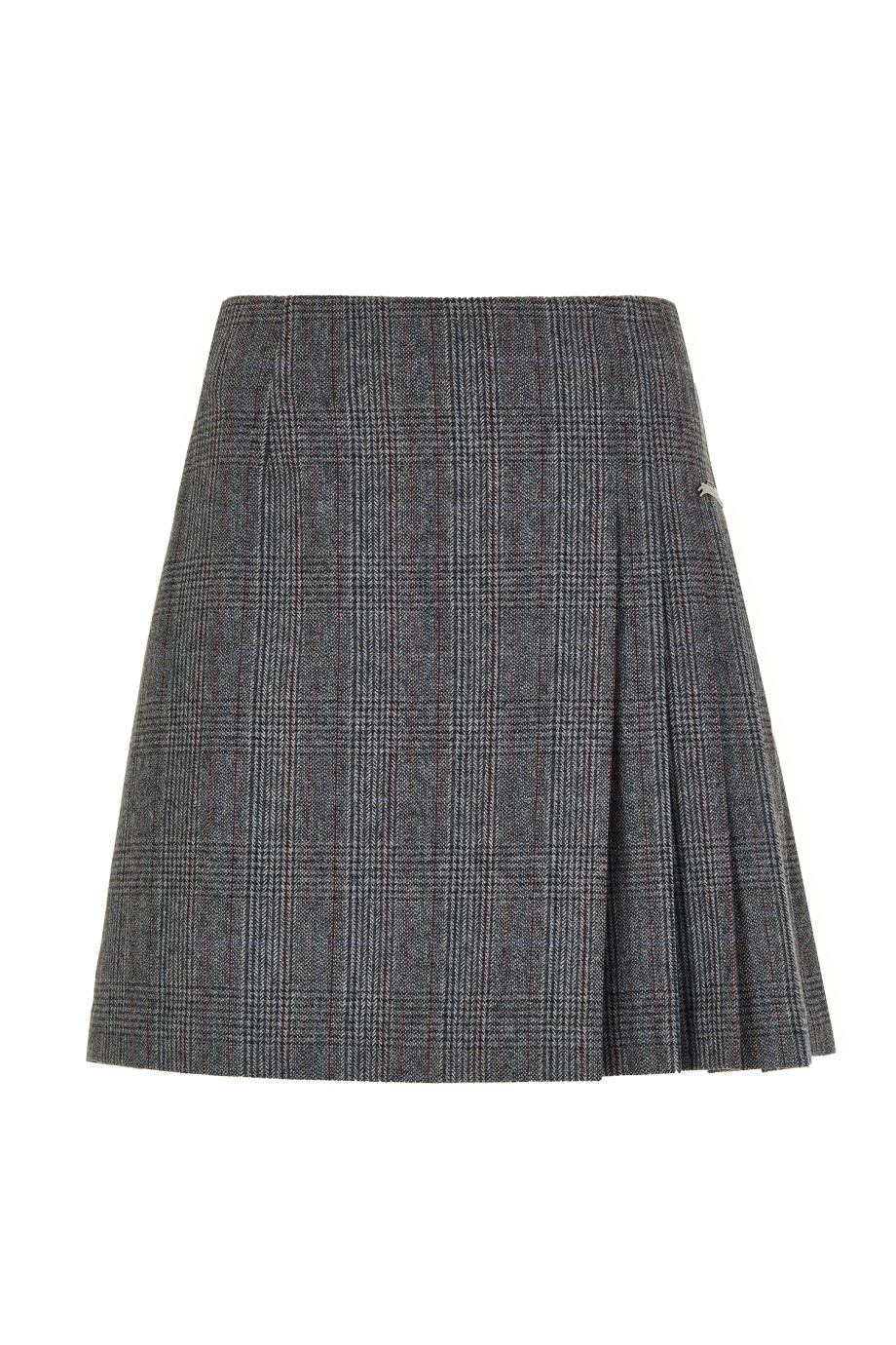 Юбка мини со складками