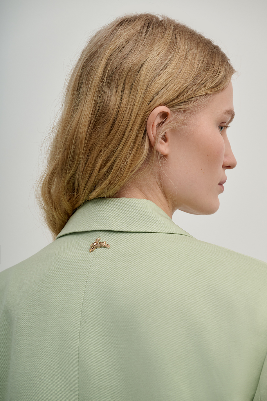 Жакет из смесового льна