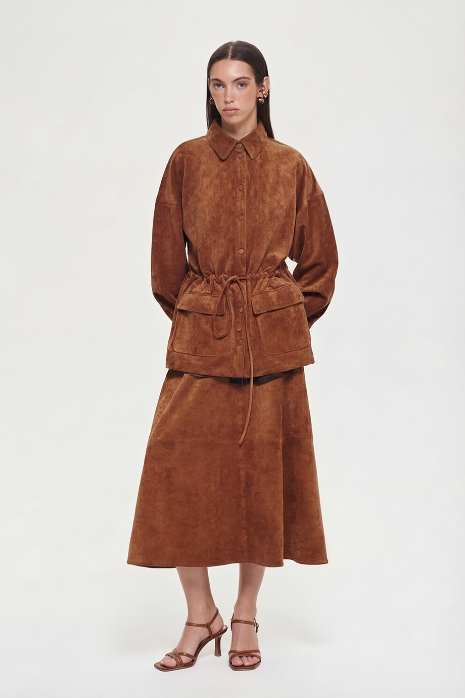 Юбка из экозамши Юбка из экозамши