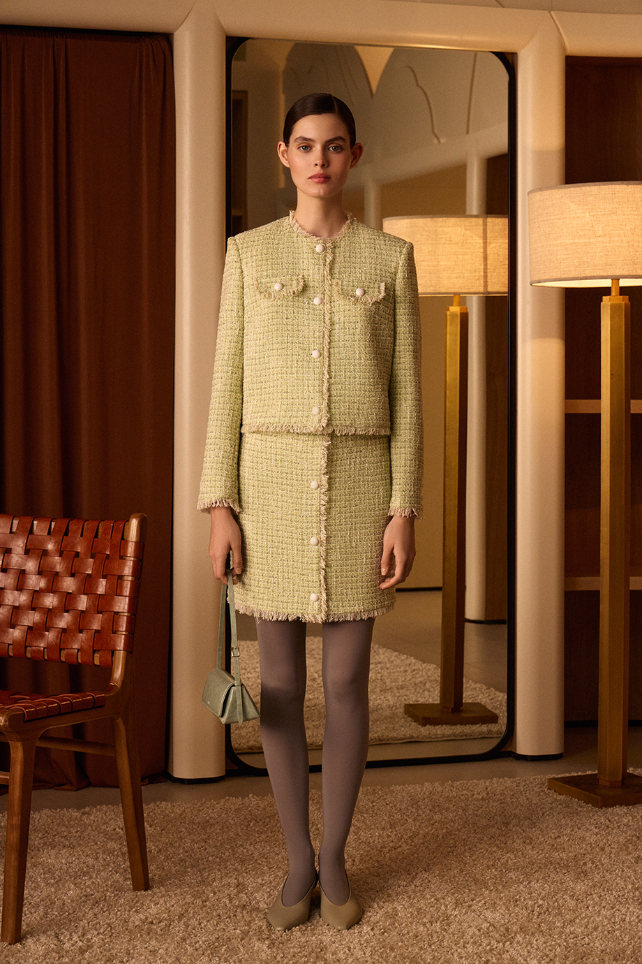 Жакет из твида