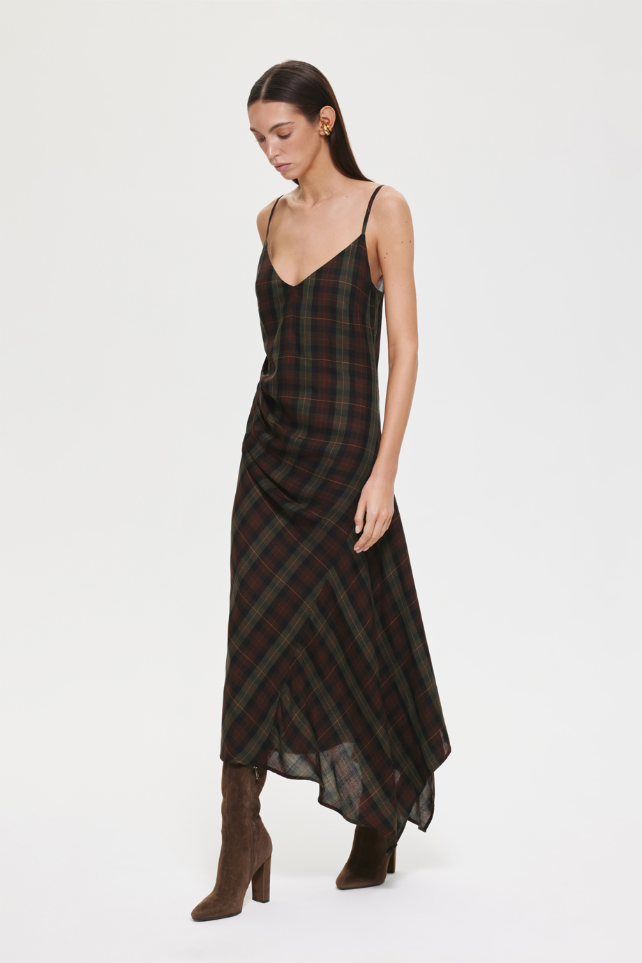 Сарафан в клетку