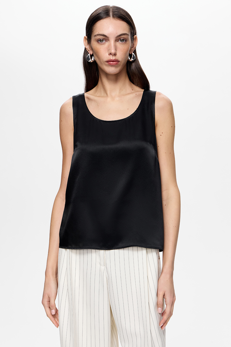 Топ шелковый