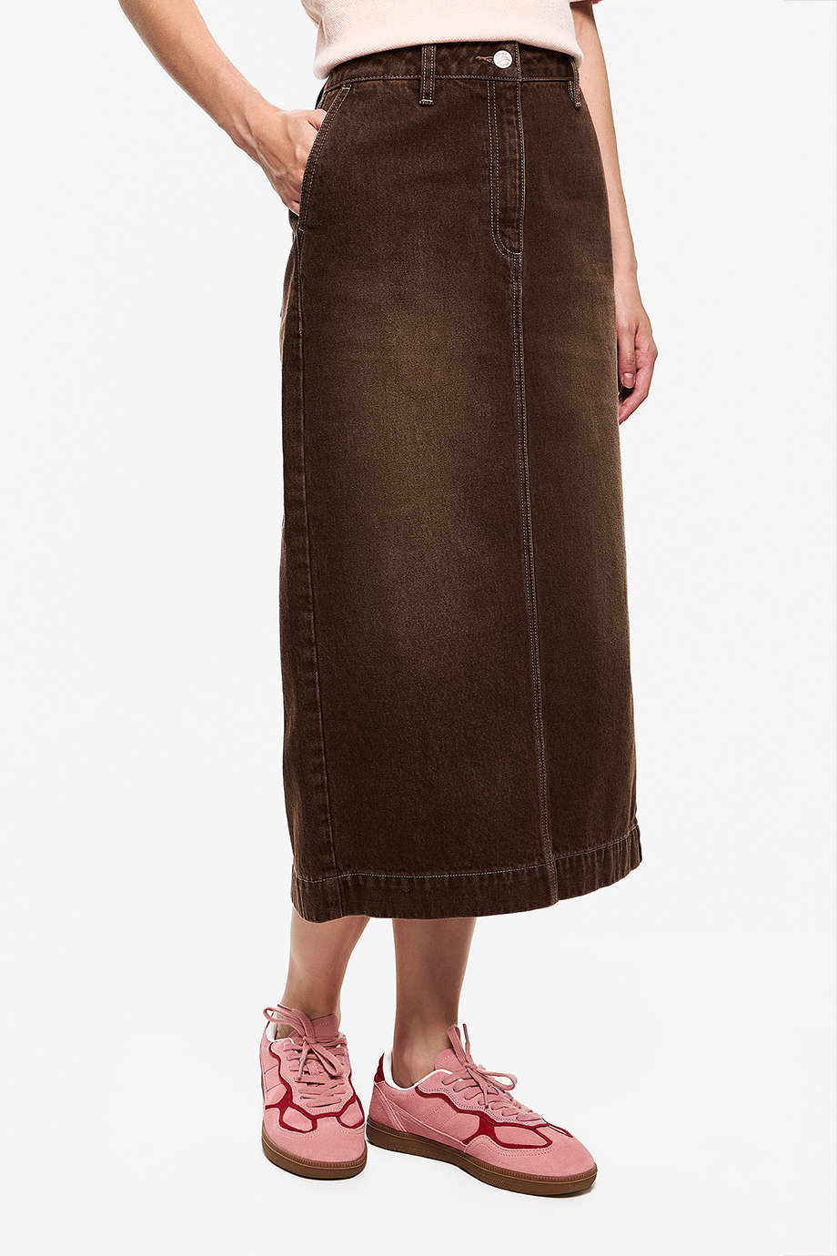 Юбка-карандаш джинсовая