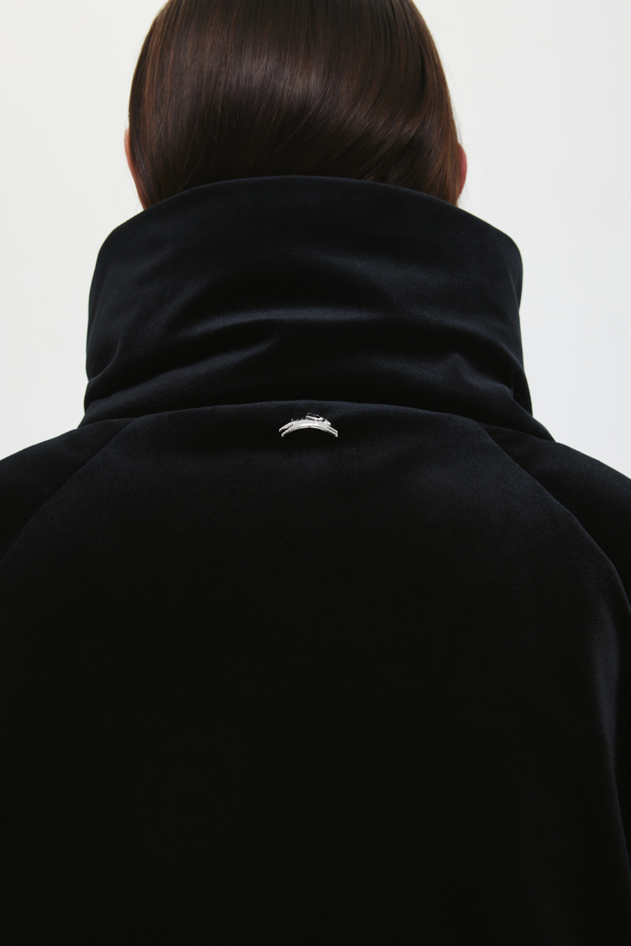 Полупальто утепленное бархатное