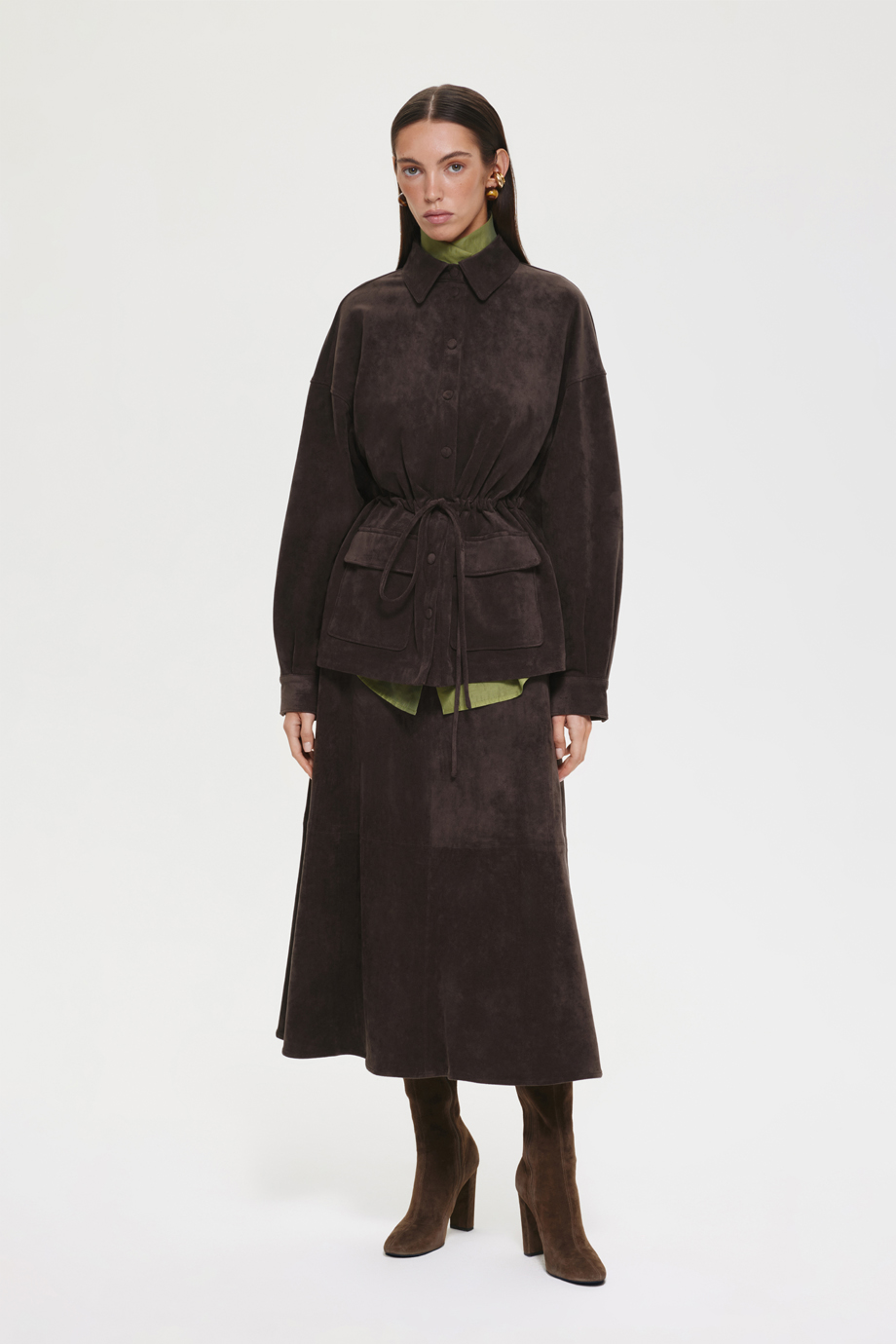 Приталенная рубашка