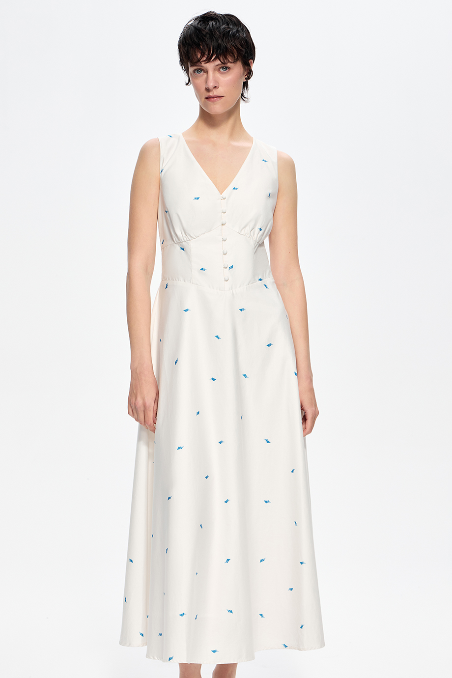 Сарафан хлопковый с принтом