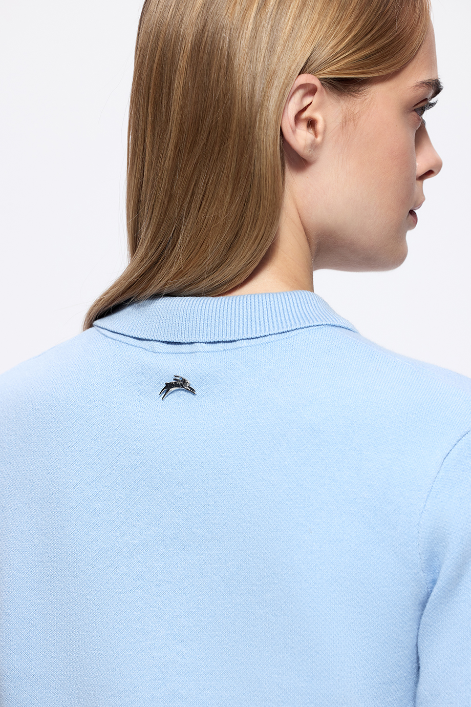 Джемпер-поло с вышивкой